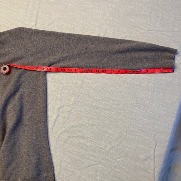 Garnet Hill Cashmere Lace hem sweater size M - Picture 6 of 10